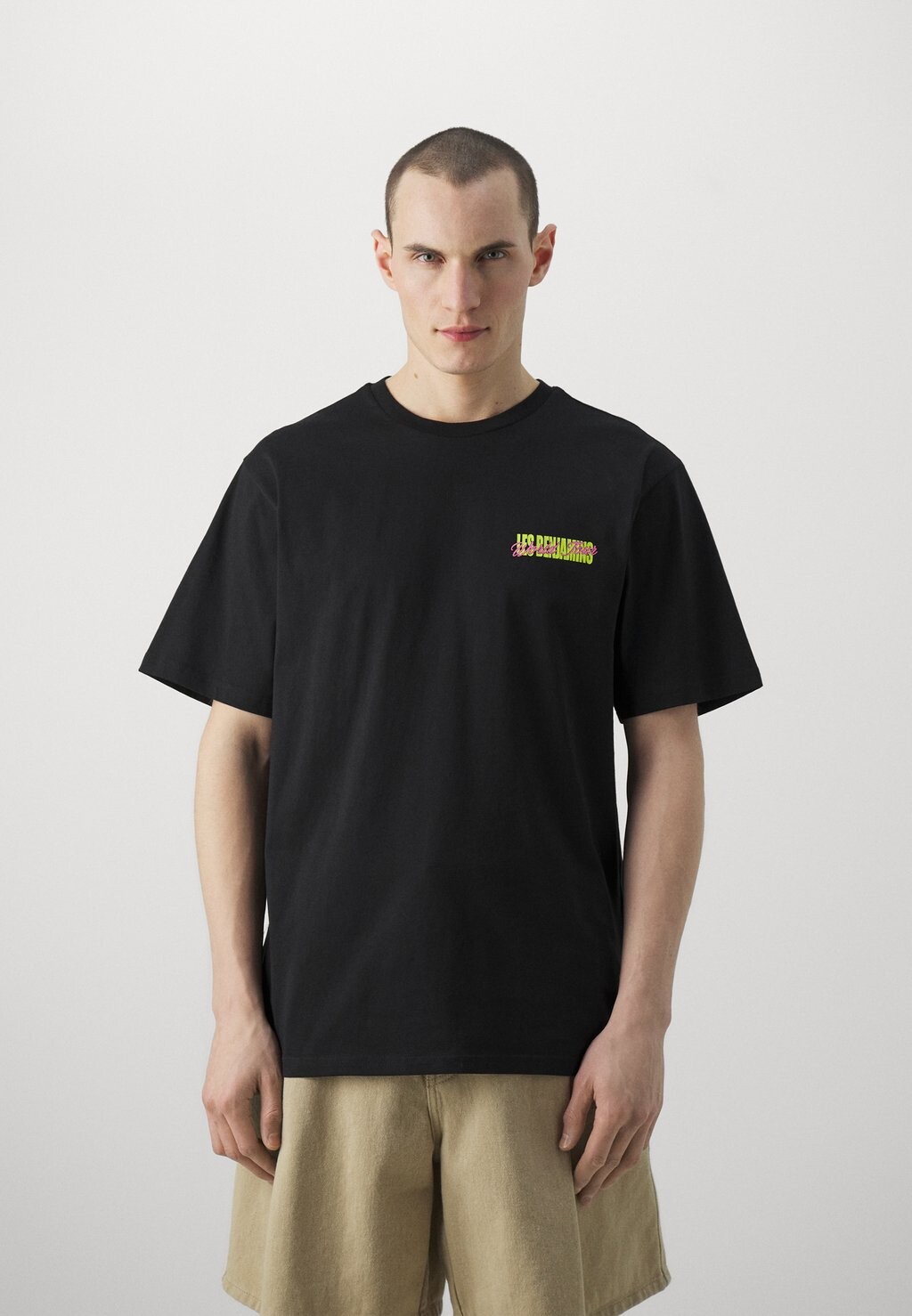 

Футболка с принтом RELAXED TEE UNISEX Les Benjamins, черный