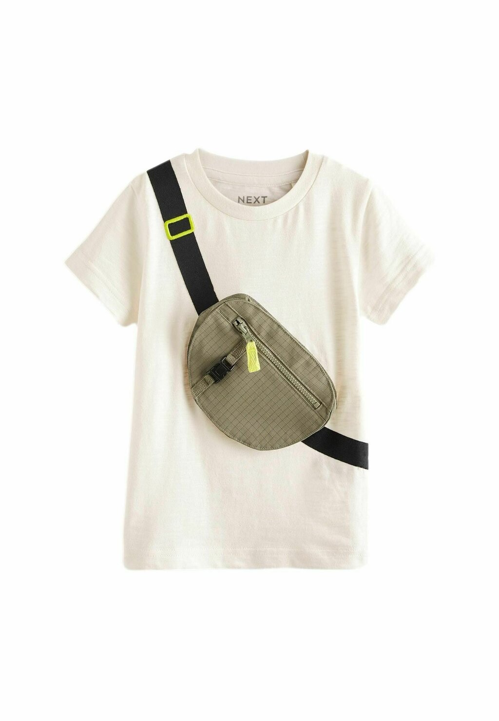 

Футболка с принтом SHORT SLEEVE REGULAR FIT Next, цвет ecru