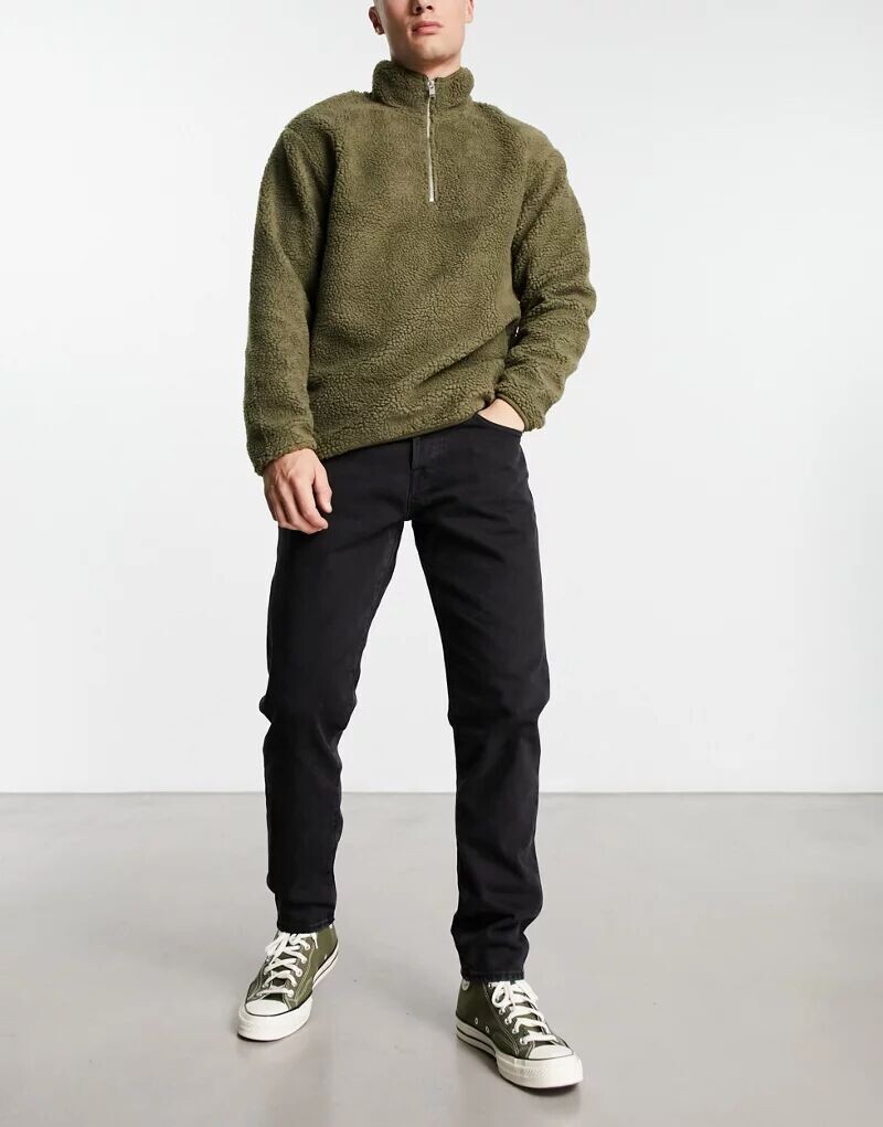 

Черные узкие зауженные джинсы Selected Homme