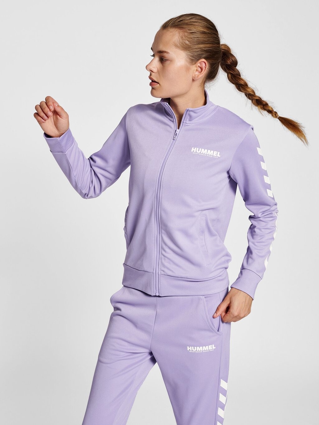

Толстовка на молнии Hummel, фиолетовый