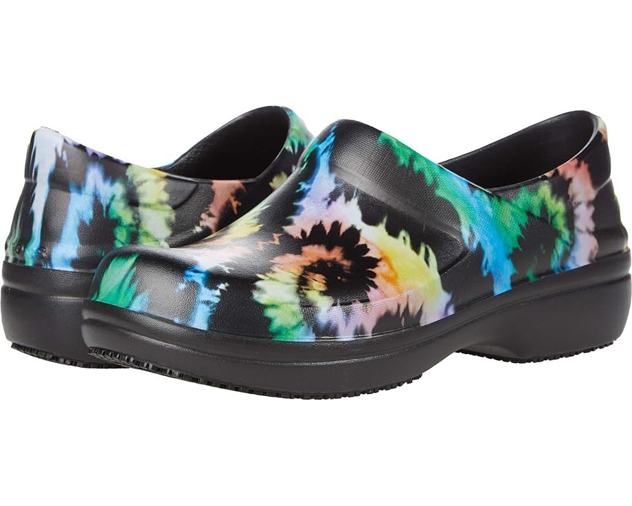 

Сабо Crocs Work Neria Pro II Graphic Clog, цвет Black/Tie-Dye
