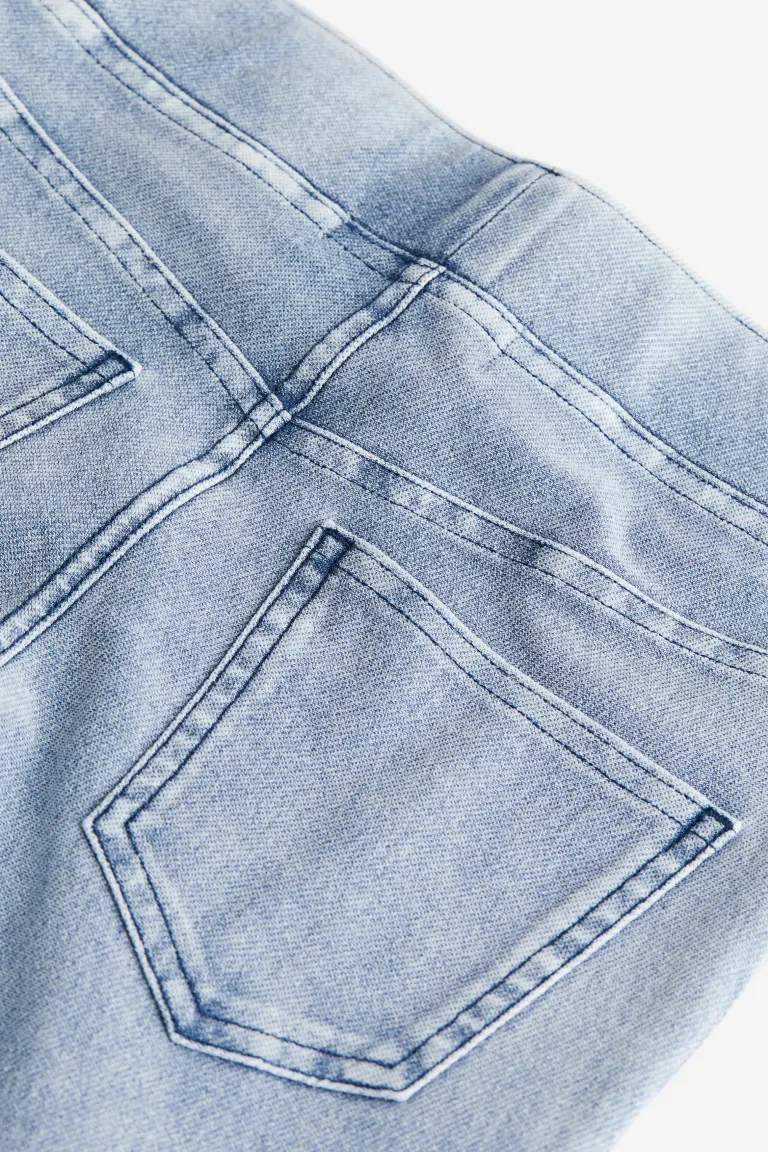 Расклешенные брюки из джерси H&M, синий брюки из джерси bea h