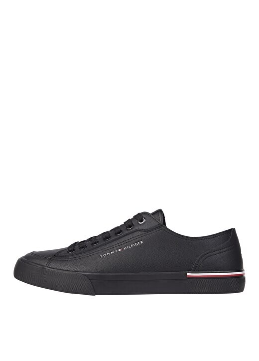 

Черные мужские кроссовки КОРПОРАТИВНАЯ КОЖА VULC Tommy Hilfiger, черный