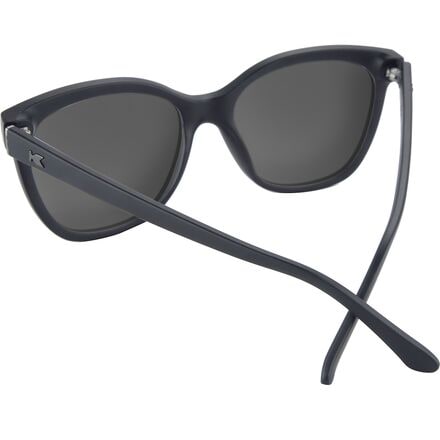 Поляризованные солнцезащитные очки Deja Views Knockaround, цвет Matte Black On Black/Smoke цена и фото