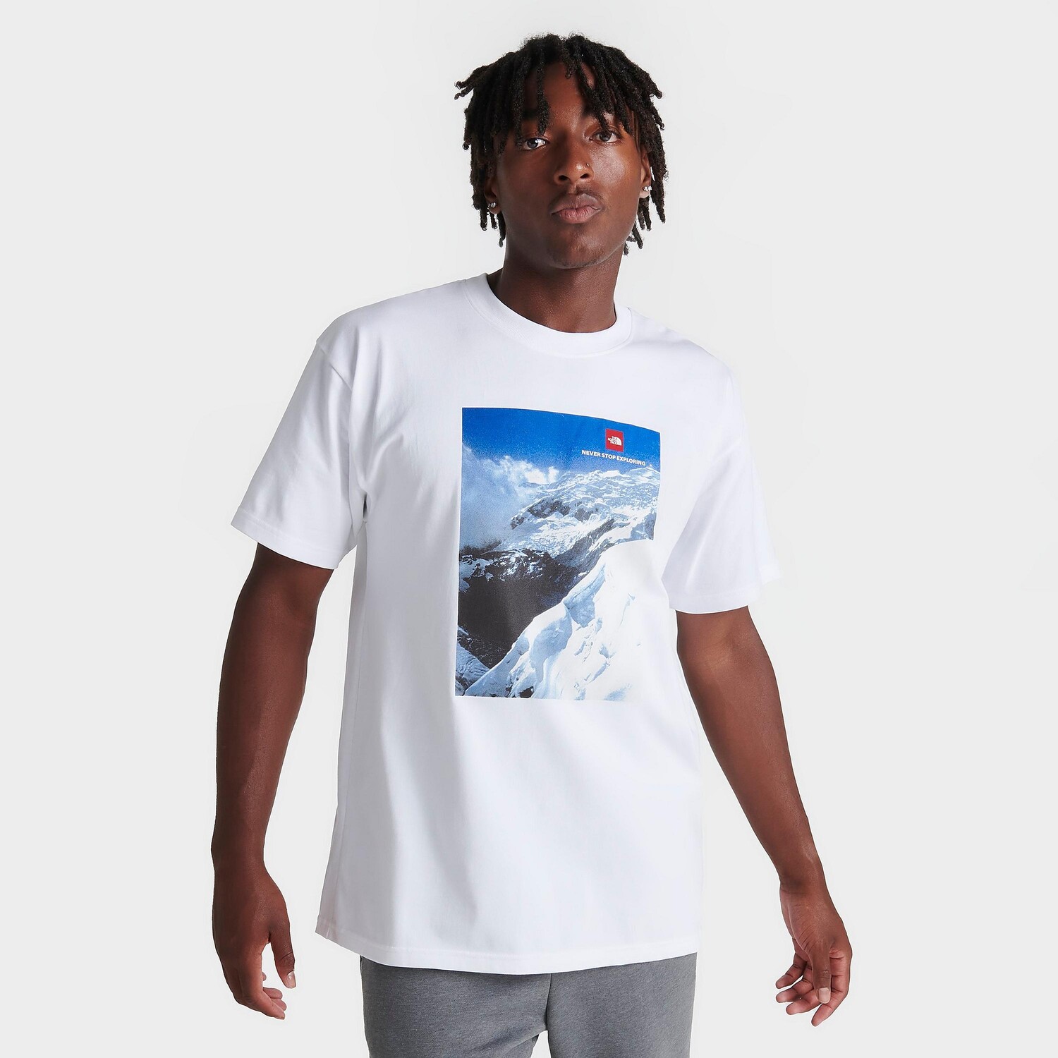 

Мужская футболка с рисунком The North Face NSE Summit, белый