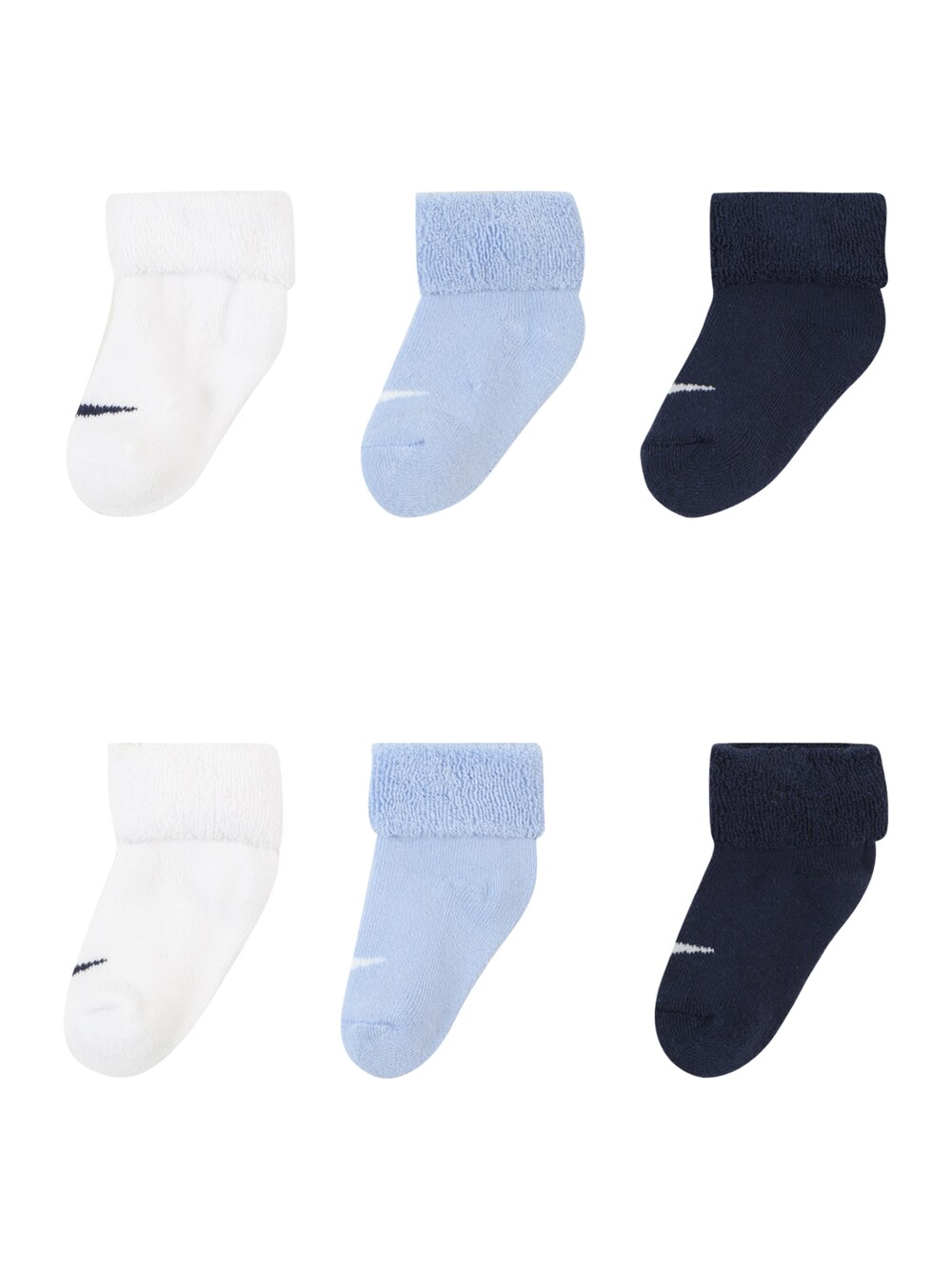Носки Nike Sportswear, дымчатый синий/синий кобальт/белый кеды nike размер 9 белый синий серый