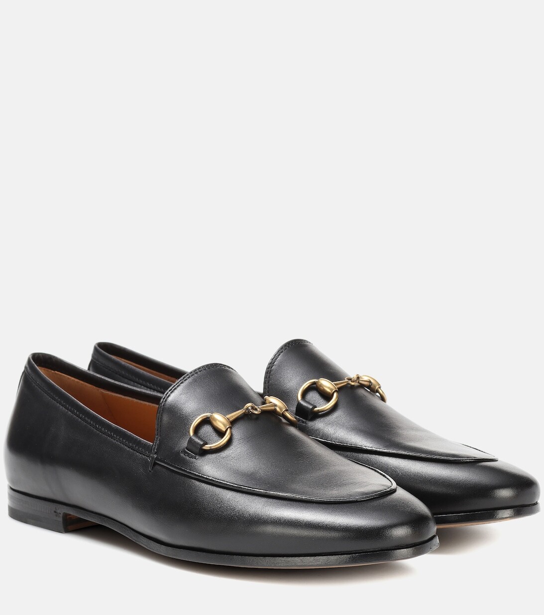 

Кожаные лоферы Gucci Jordaan Gucci, черный