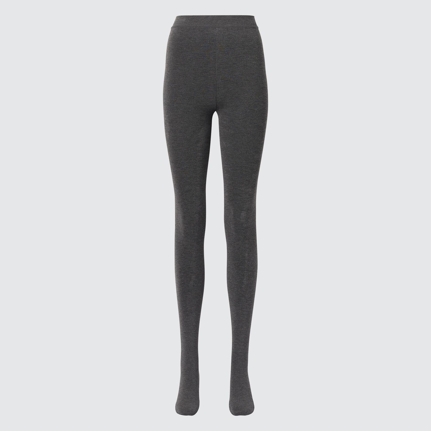 Колготки Uniqlo Heattech Extra Warm, темно - серый брюки uniqlo heattech warm lined trousers short темно синий