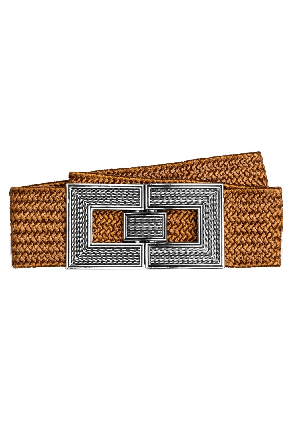 

Плетеный ремень STRETCH Caspar, цвет cognac