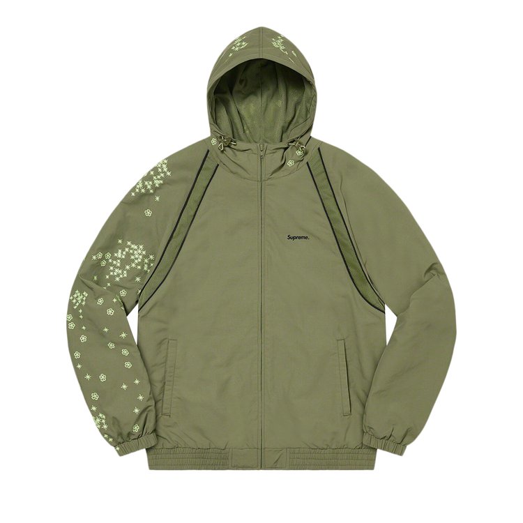 

Куртка Supreme AOI Glow-In-The-Dark Track Jacket, зеленый, Серый, Куртка Supreme AOI Glow-In-The-Dark Track Jacket, зеленый