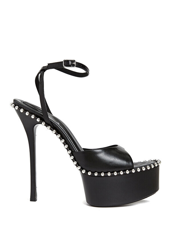 

Черные женские кожаные сандалии nova Alexander Wang