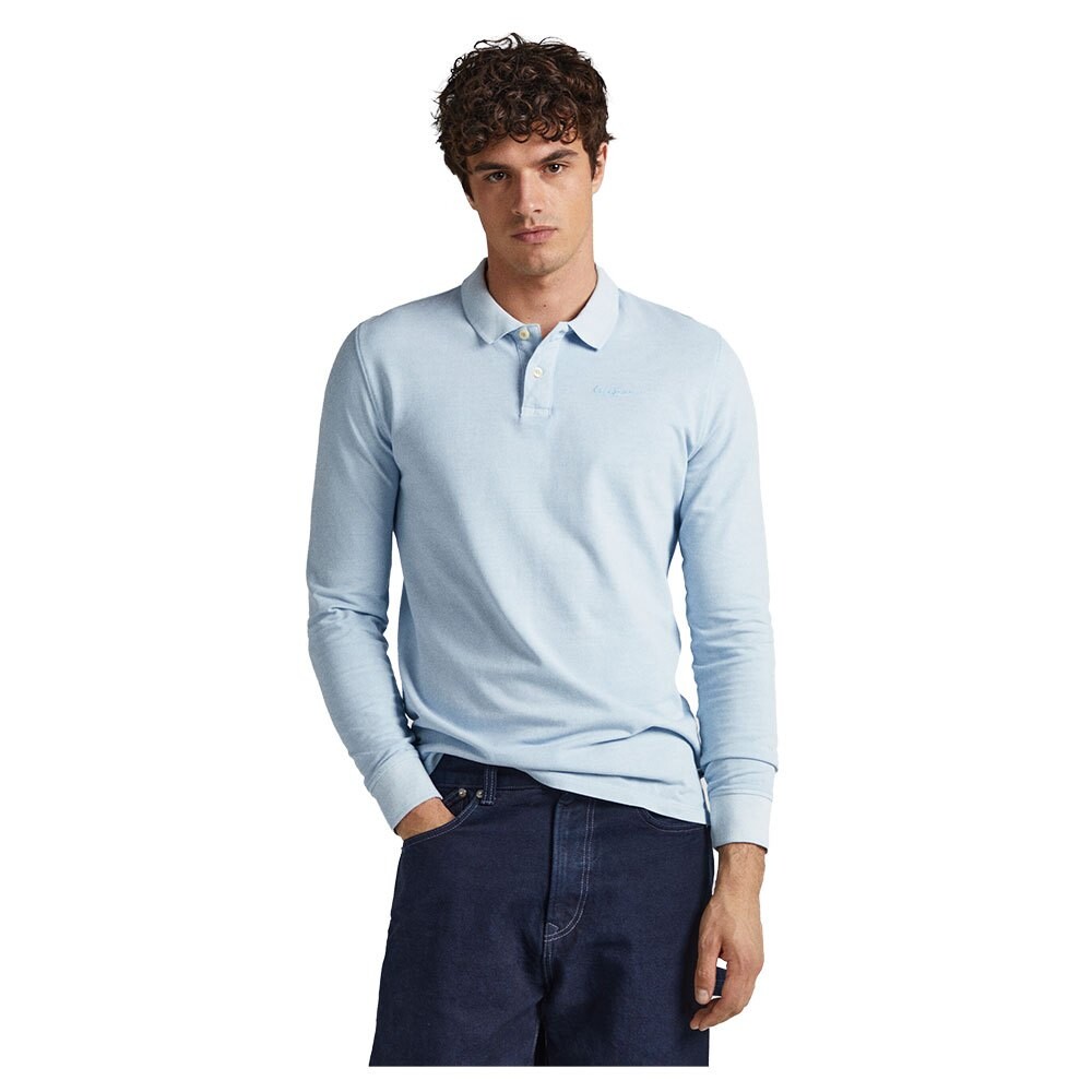 

Поло с длинным рукавом Pepe Jeans Oliver Gd L/S, синий