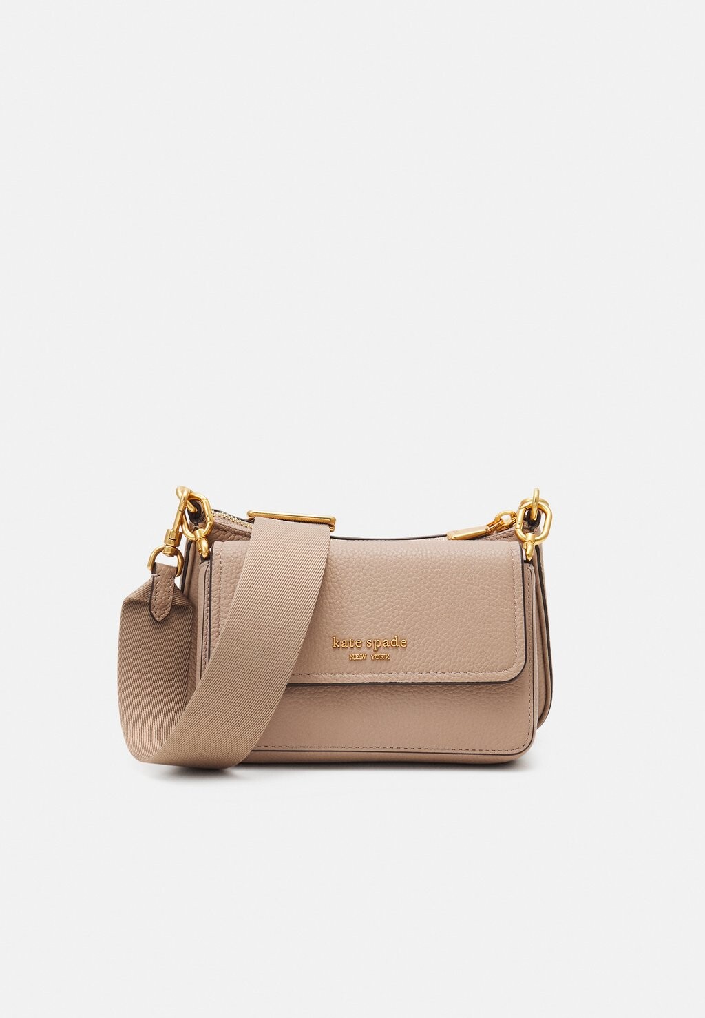 

Сумка через плечо DOUBLE UP CROSSBODY SET kate spade new york, крафт-бумага