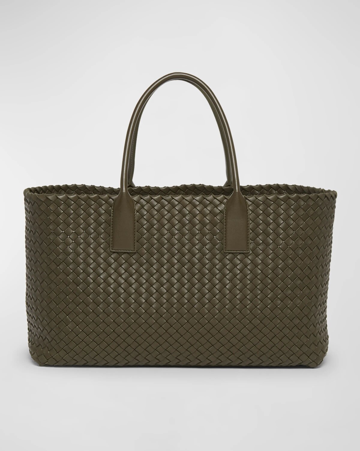 

Средняя сумка Cabat Bottega Veneta, цвет Kaki-Gold