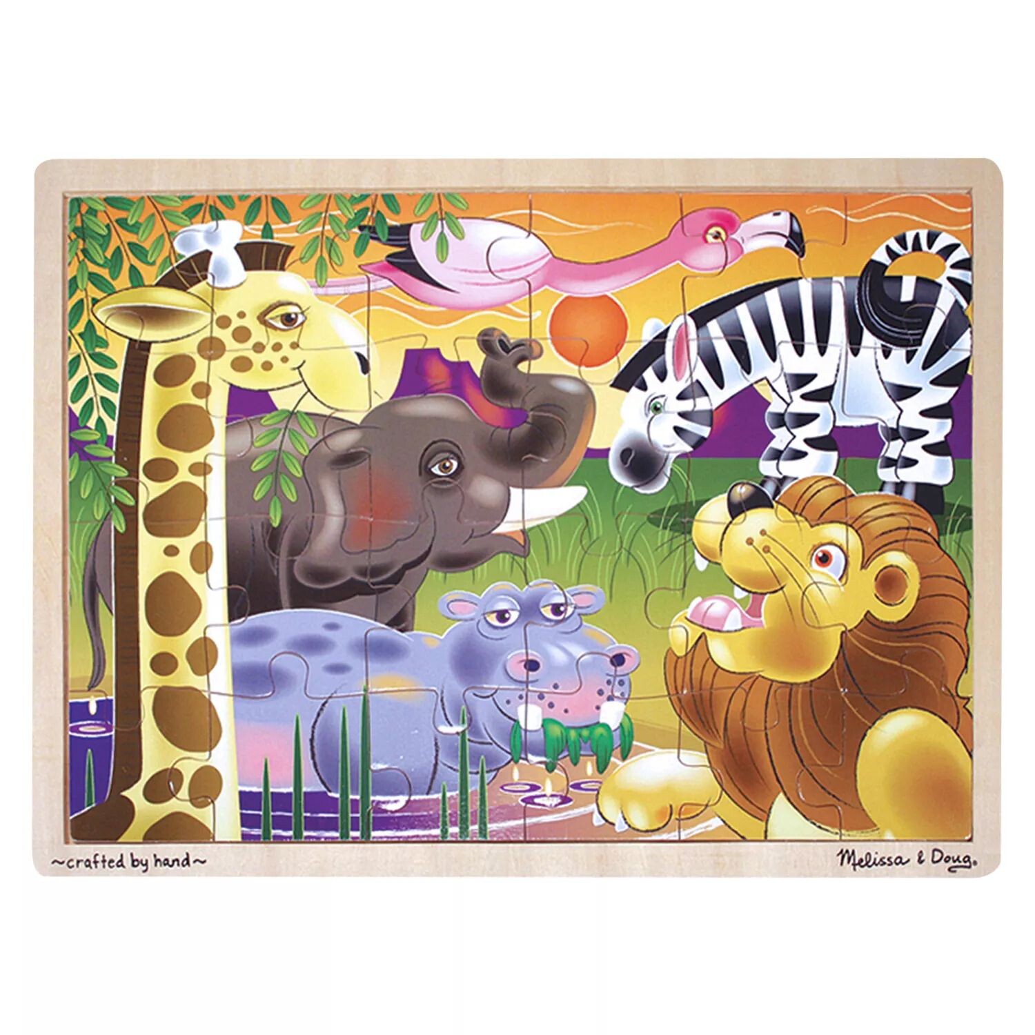 

Пазл Мелисса и Дуг на африканских равнинах Melissa & Doug