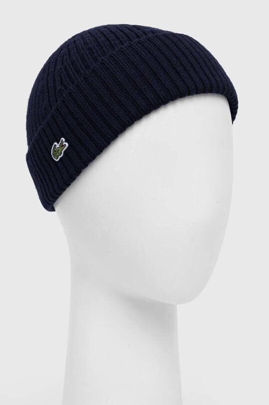 

Детская шерстяная шапка Lacoste., темно-синий