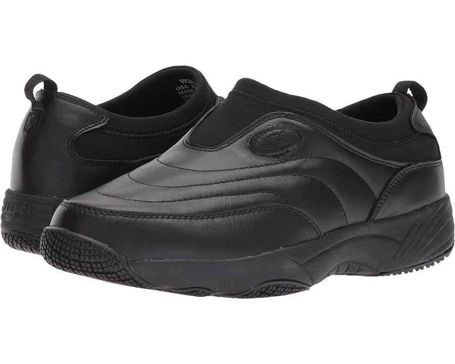

Кроссовки Propet Wash & Wear Slip-On II, черная кожа