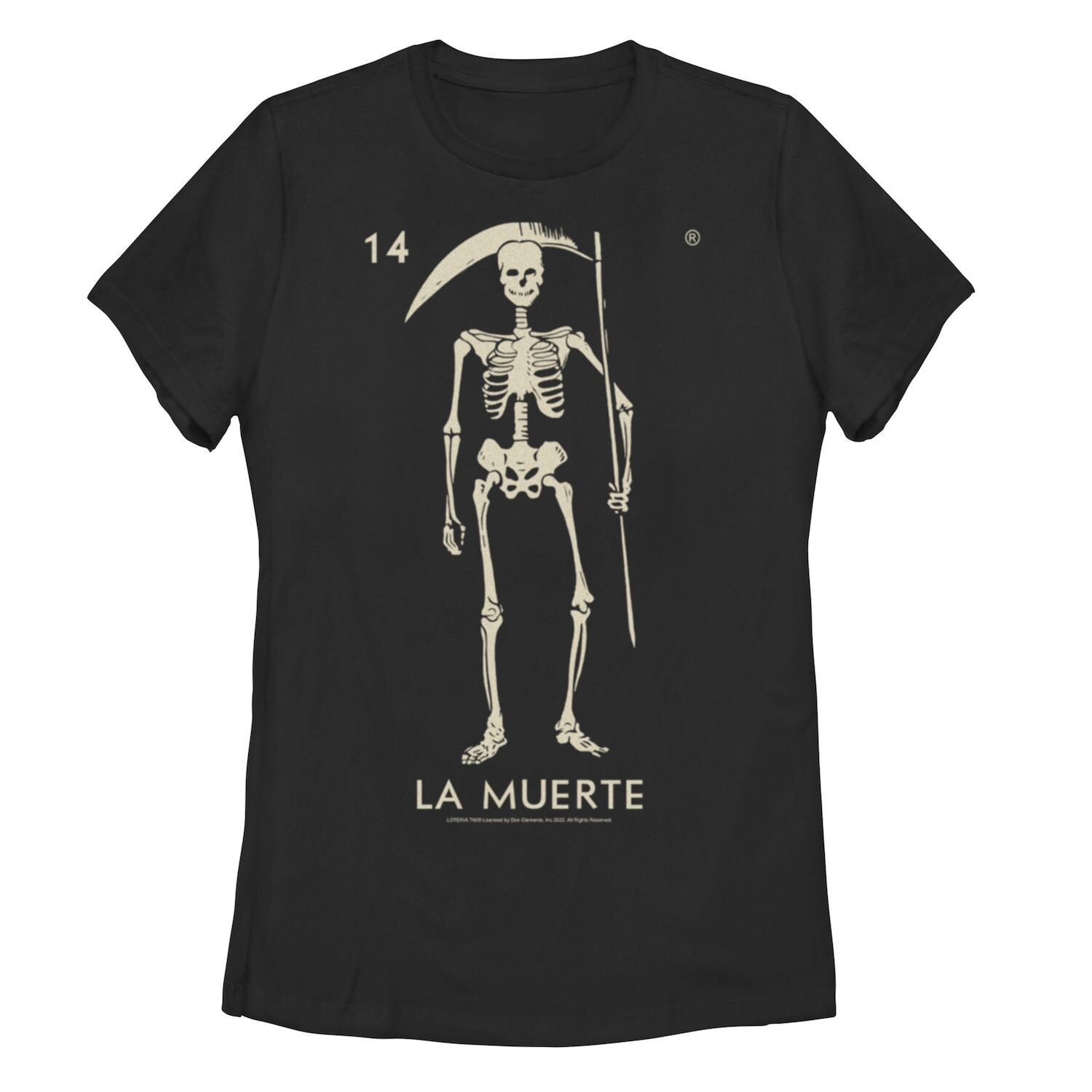 

Футболка с плакатом и графическим рисунком Lotería La Muerte для юниоров Licensed Character