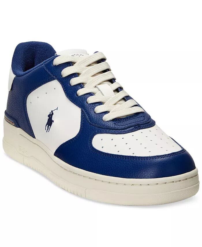 

Мужские кожаные кроссовки Masters Court Polo Ralph Lauren, белый