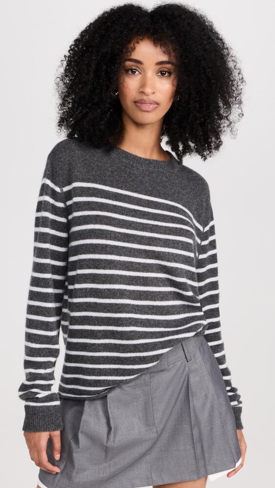 

Свитер Reformation Cashmere Boyfriend, угольный