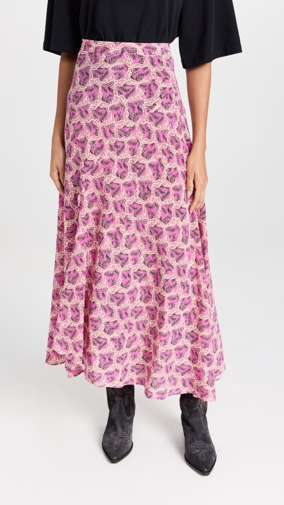 

Юбка Isabel Marant Sakura, фуксия