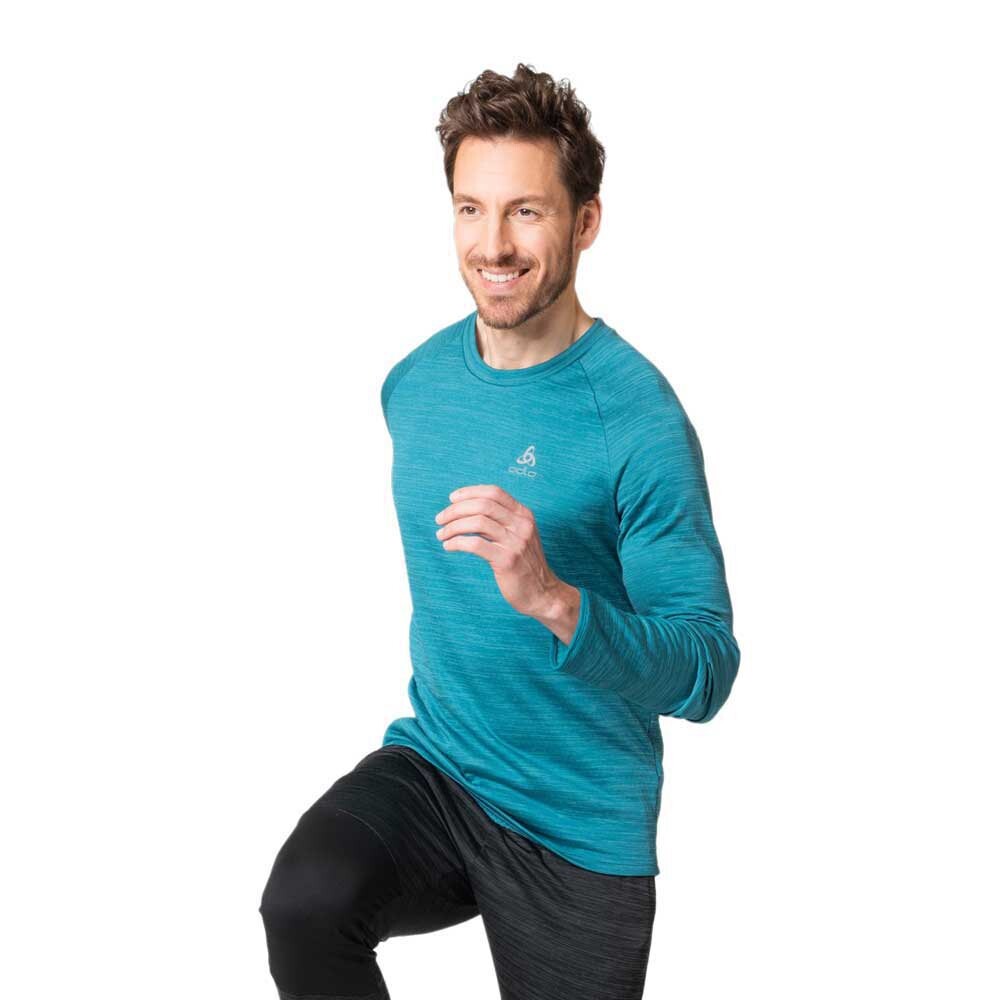 

Футболка с длинным рукавом Odlo Run Easy Warm, синий
