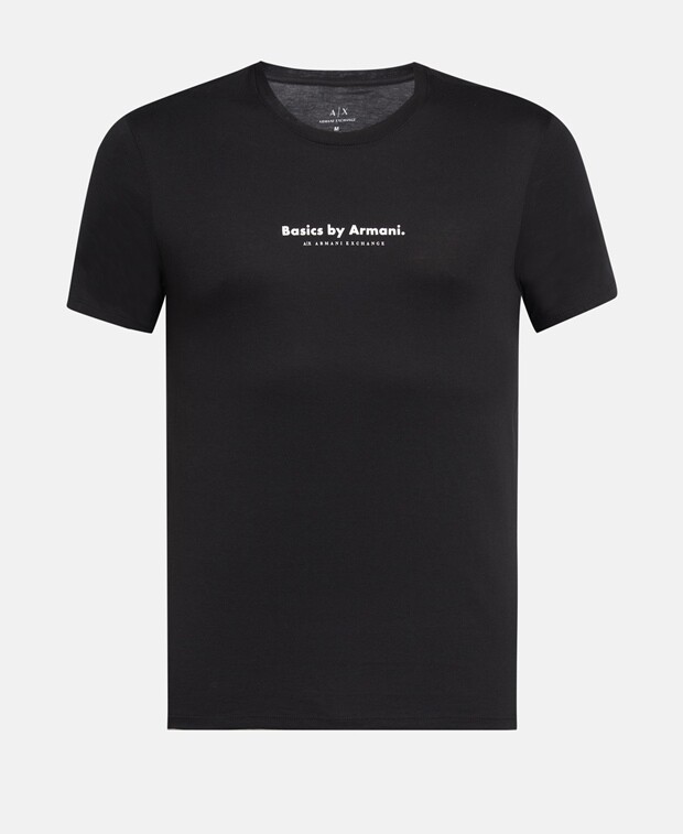 

Футболка Armani Exchange, цвет Caviar Black