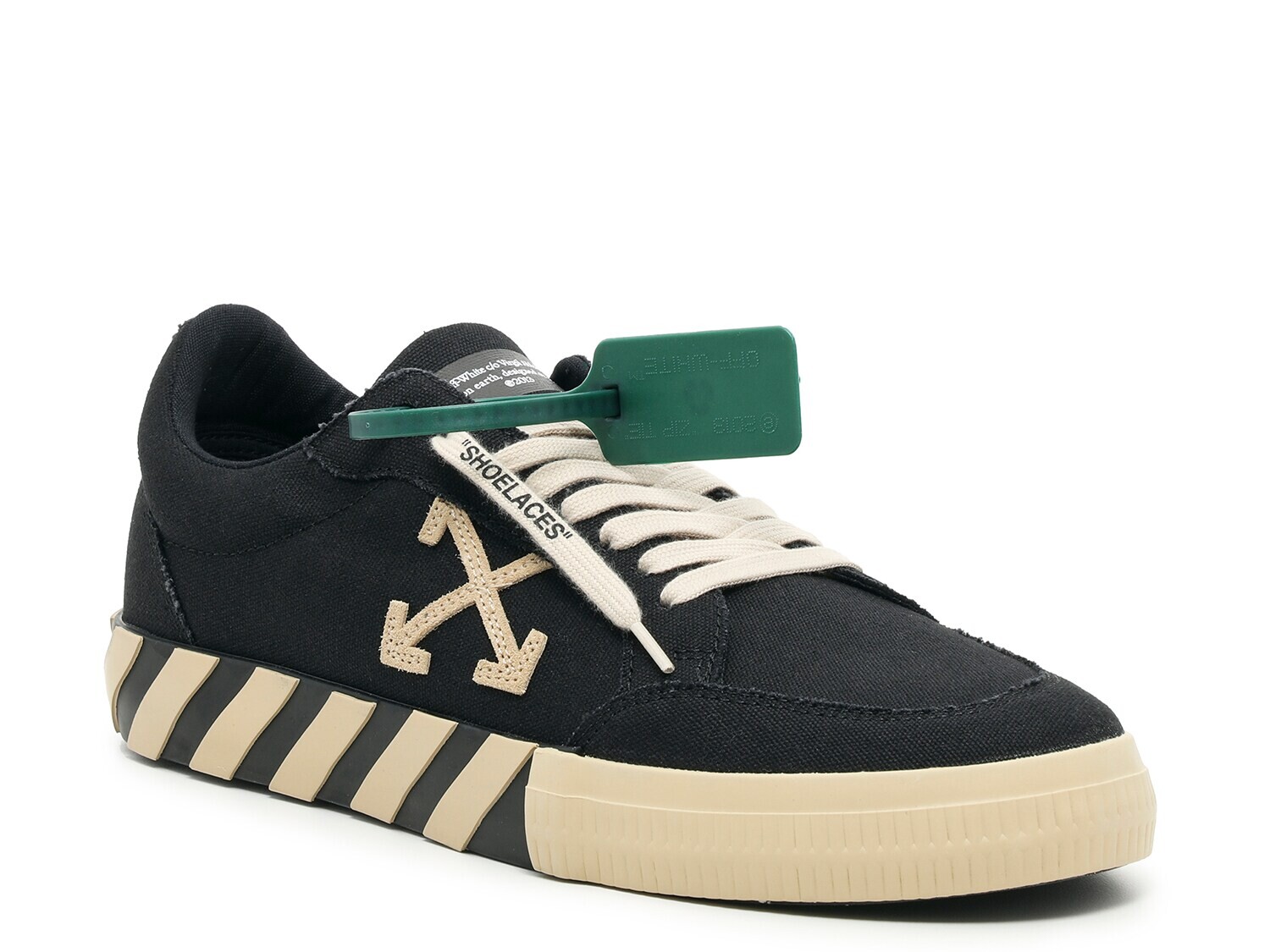 

Кроссовки мужские Off-White Low Vulcanized, темно-синий / бежевый