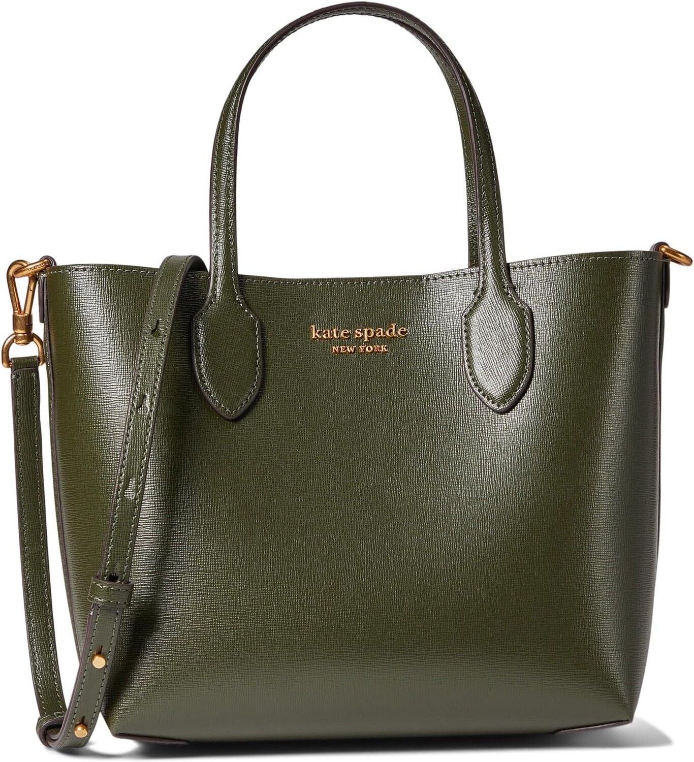 

Сумка кросс-боди Kate Spade New York Bleecker Saffiano Leather Medium Crossbody Tote, цвет Bonsai Tree