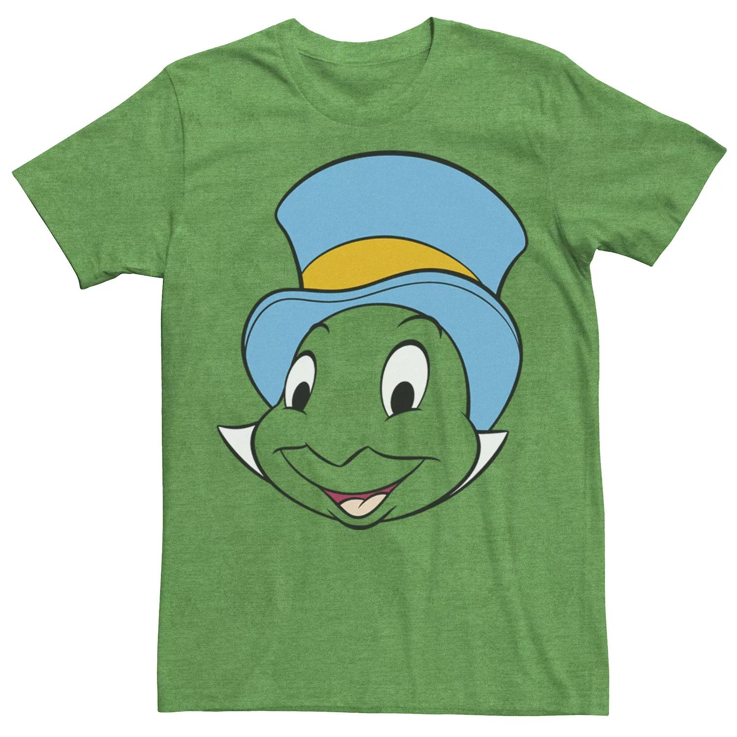 Мужская футболка Disney Pinocchio Jiminy Cricket с большим лицом Licensed Character