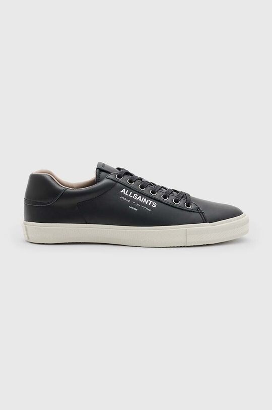 Кроссовки Underground Leather Low AllSaints, черный цена и фото