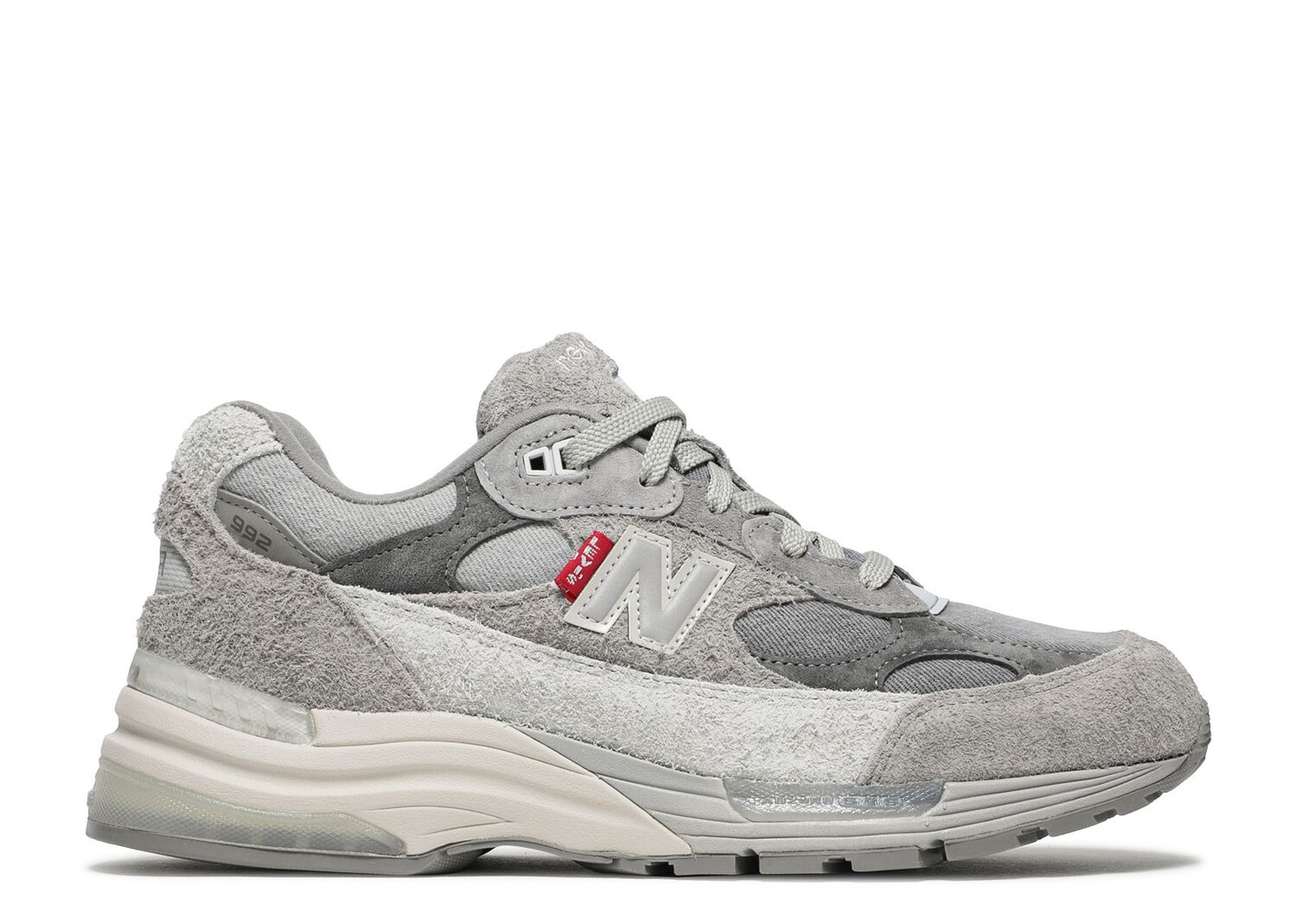 

Кроссовки New Balance Levi’S X 992 Made In Usa 'Grey Denim', серый