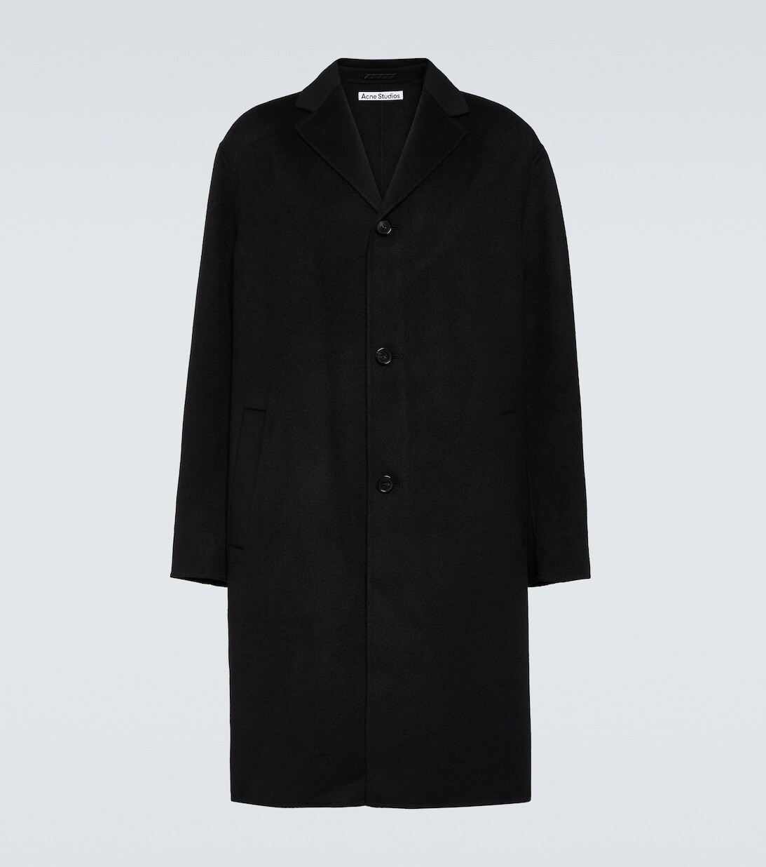 

Пальто из натуральной шерсти Acne Studios, черный