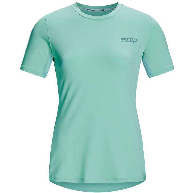 Женская футболка The Run CEP, синий женская футболка для бега cep run t shirt ss размер 40 42 rus