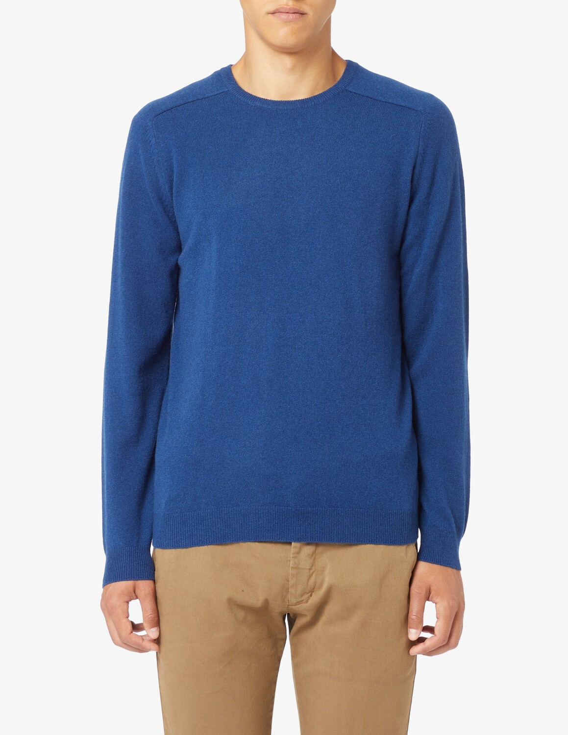 

Кашемировый джемпер с круглым вырезом Pure Cashmere, синий