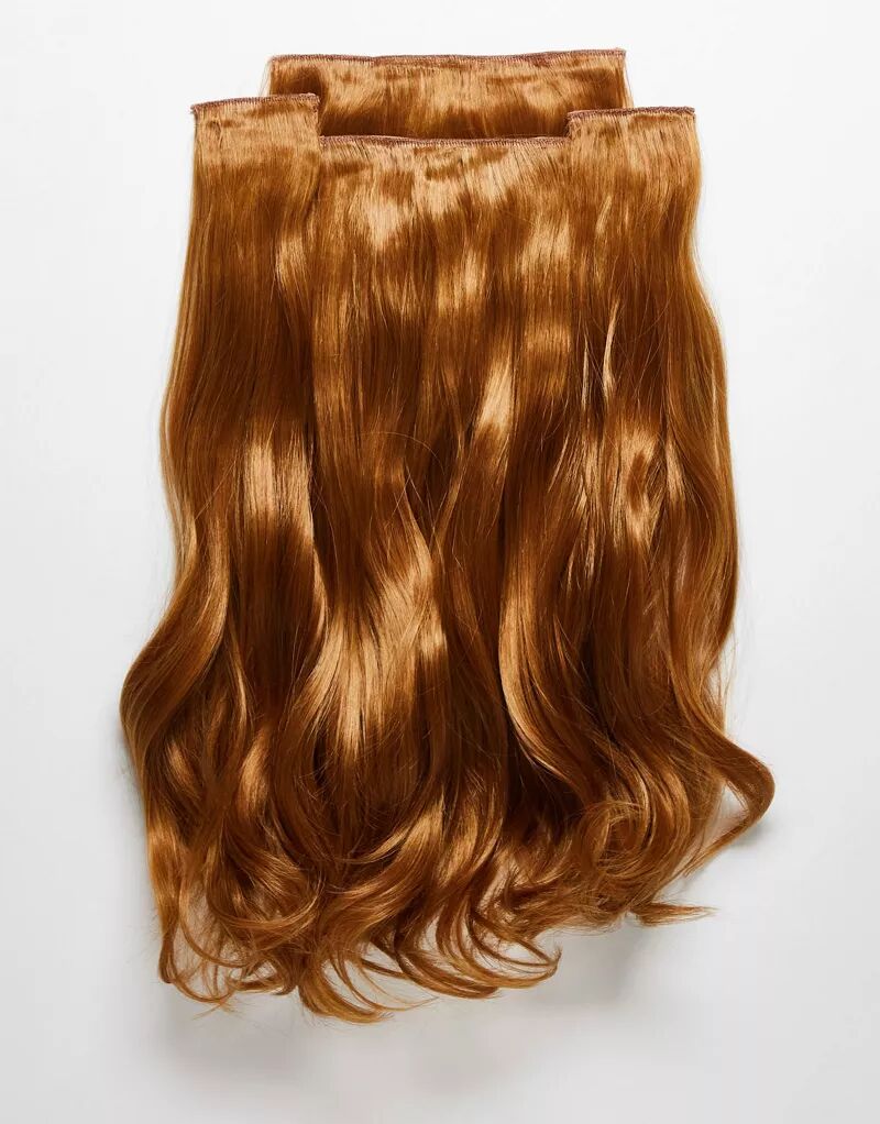 Lullabellz — супер густые волнистые накладные волосы для укладки феном на клипсах длиной 22 дюйма, 5 шт