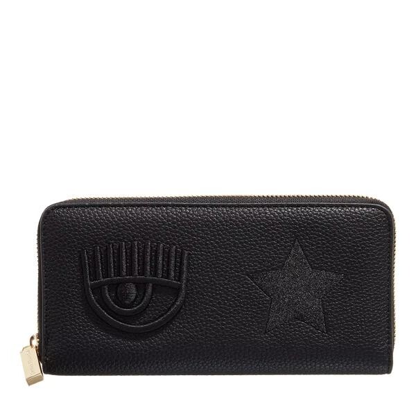 

Кошелек range o - eye star embroidery, sketch 04 wallet Chiara Ferragni, черный