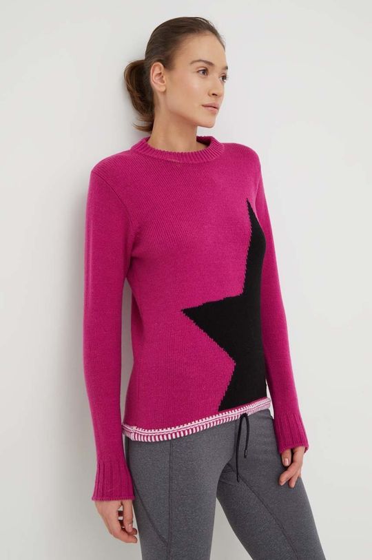 Шерстяной свитер Newland, розовый
