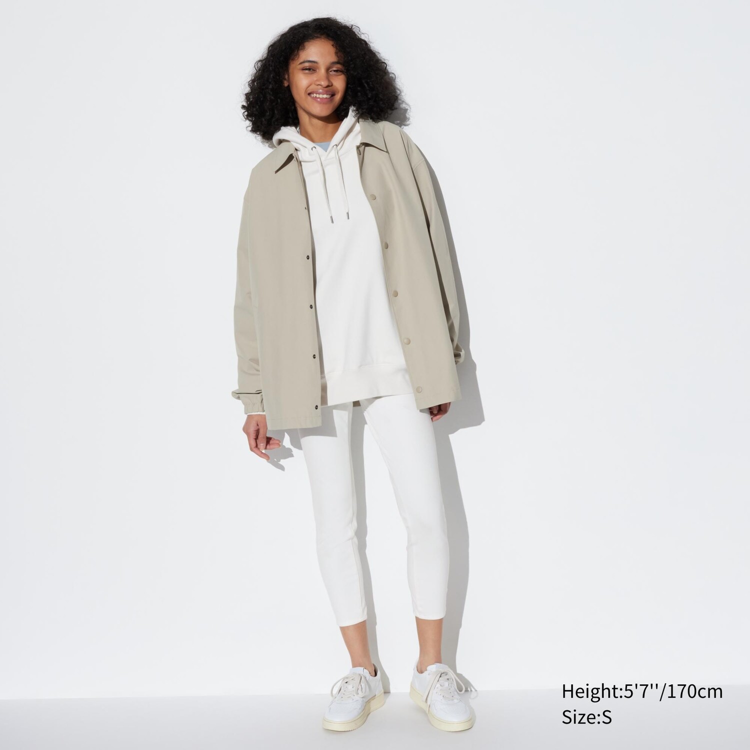 

Брюки-легинги UNIQLO ультраэластичные, белый