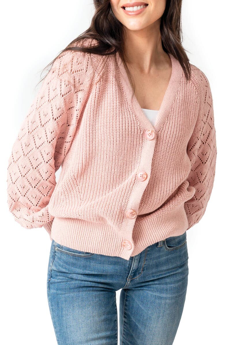 

Вязаный крючком кардиган Gigi Diamond Stitch GIBSONLOOK