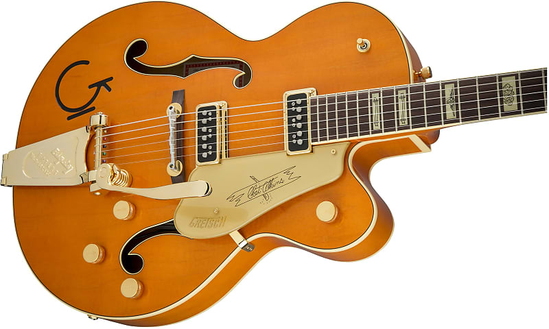 Электрогитара Gretsch G6120T-55GE Vintage Select 1955 Chet Atkins - Western Orange Stain, Bigsby, Support Small Business & Buy It Here !