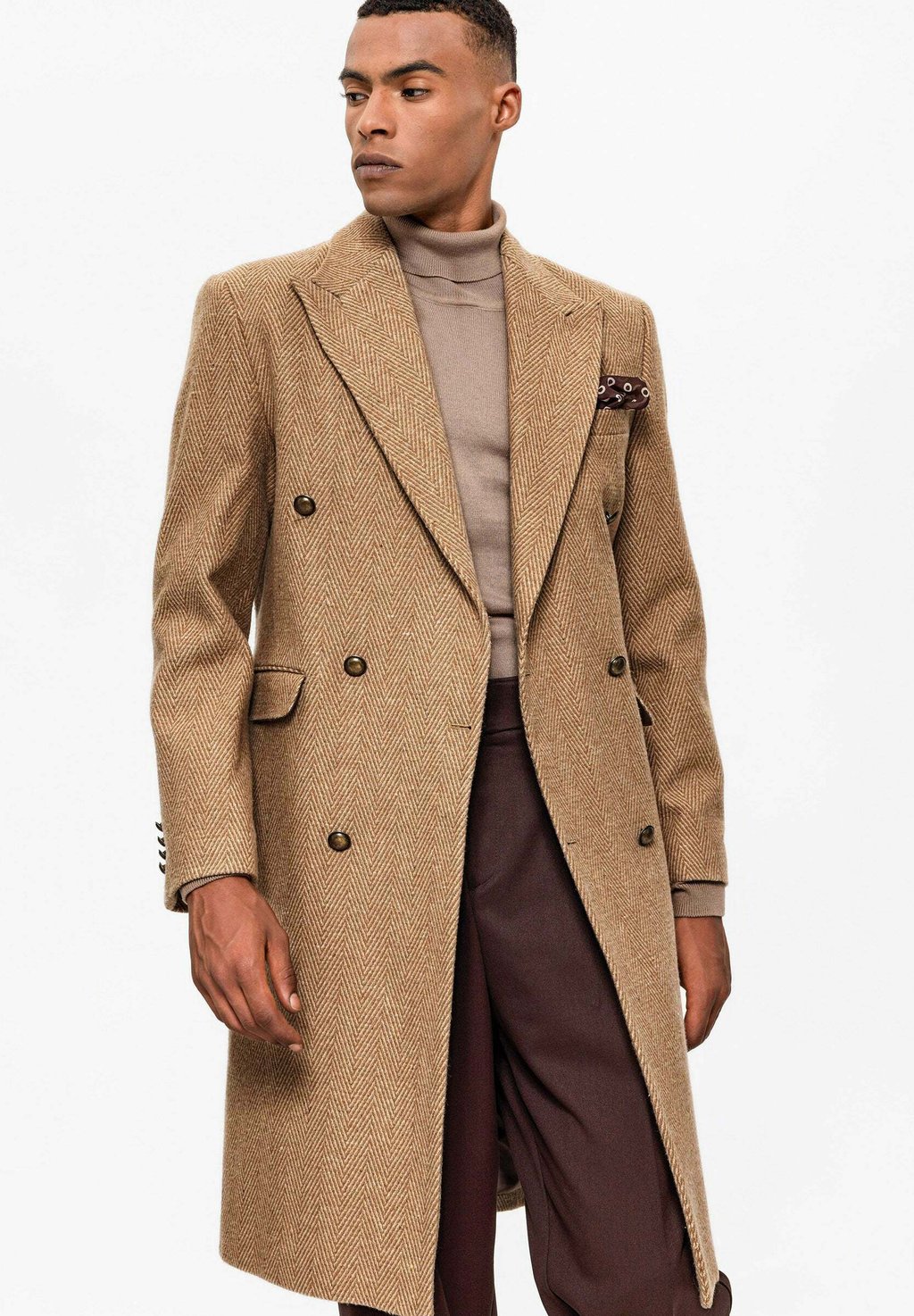 Классическое пальто Herringbone Antioch, цвет camel классическое пальто herringbone antioch коричневый