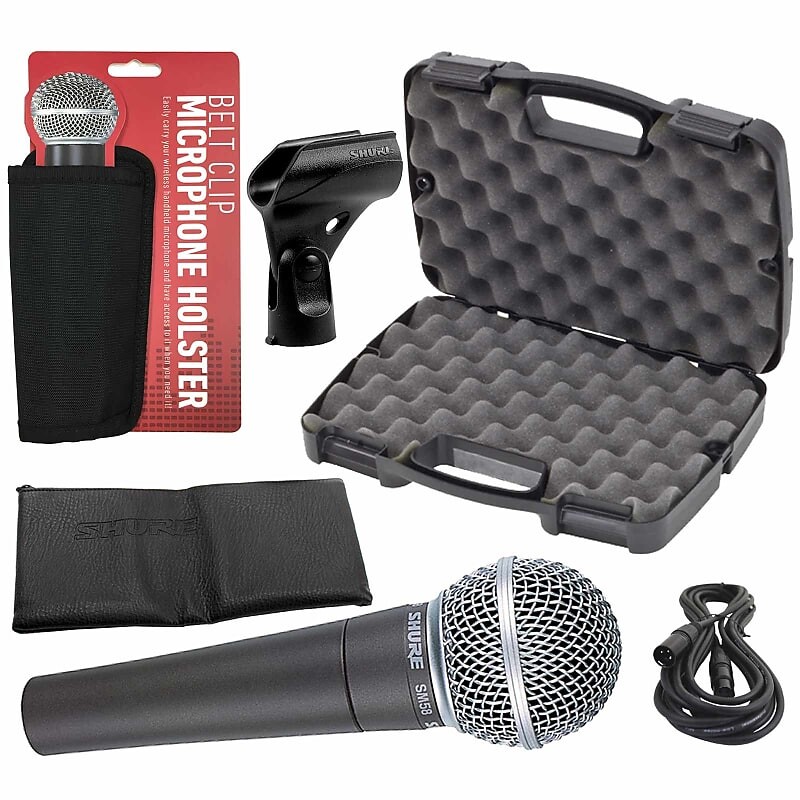 

Вокальный микрофон Shure Shure SM58 Vocal Microphone with 20' XLR Cable & Protective Transport Case