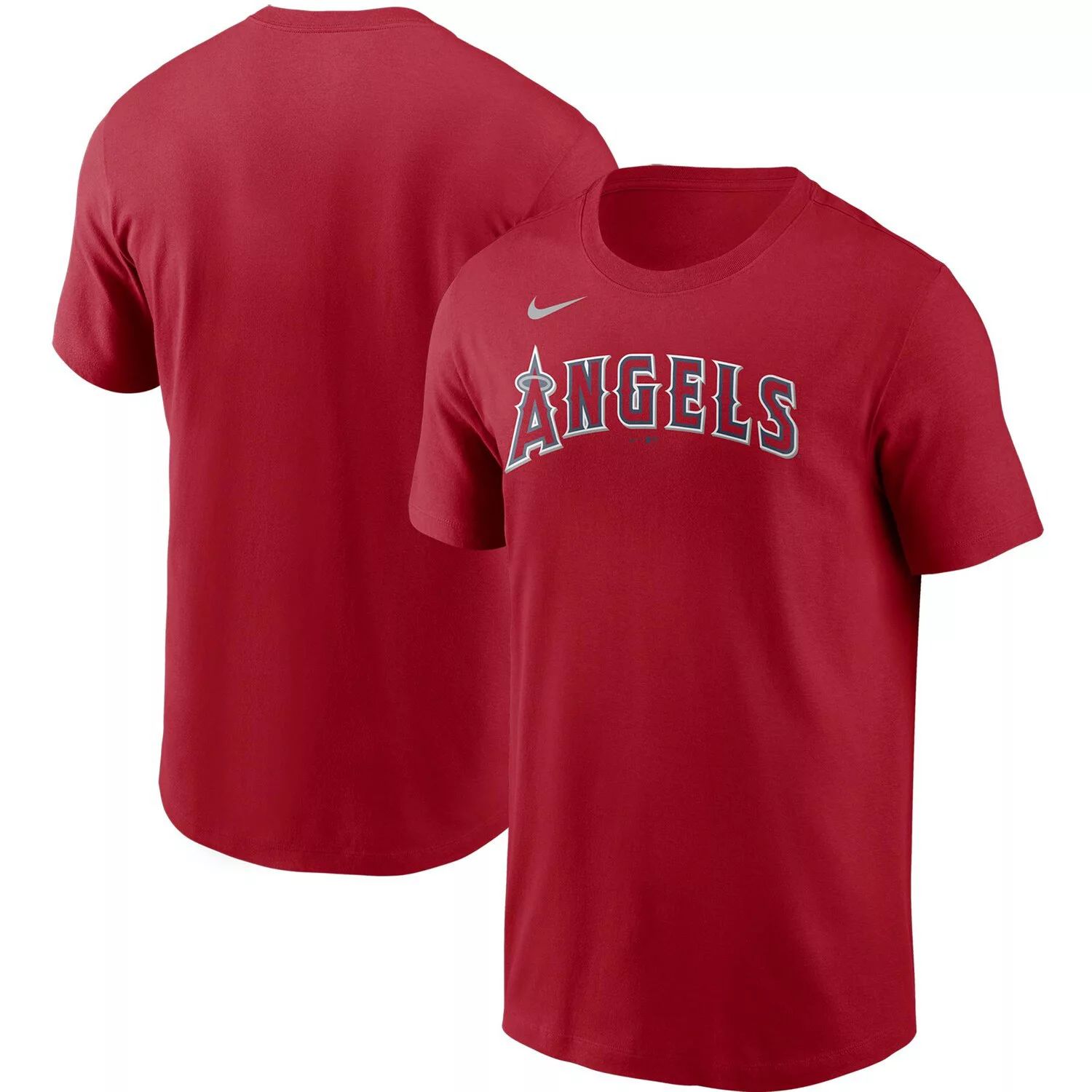 Мужская красная футболка с надписью Los Angeles Angels Team Nike