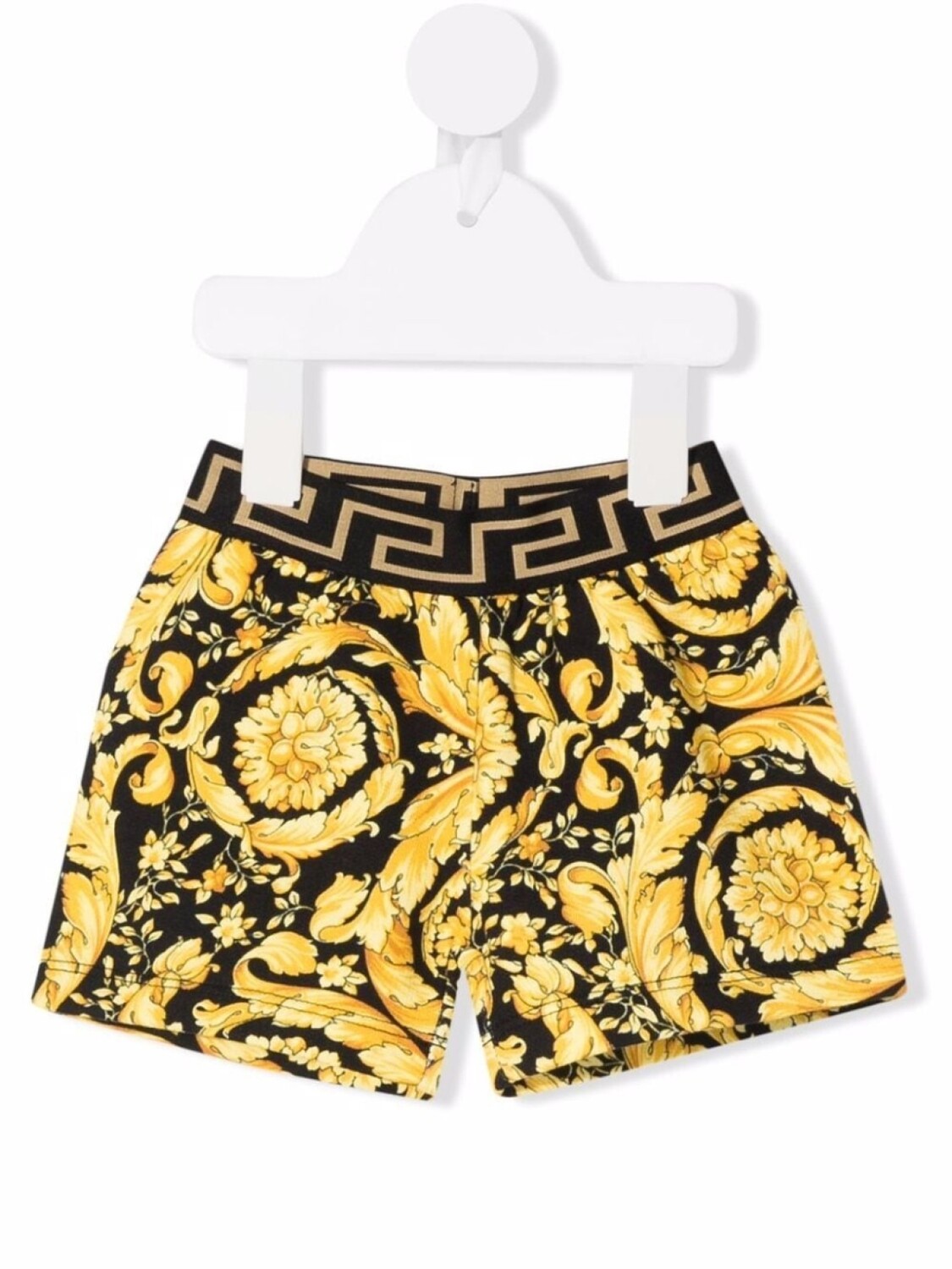 

Versace Kids спортивные шорты Barocco Baby, черный