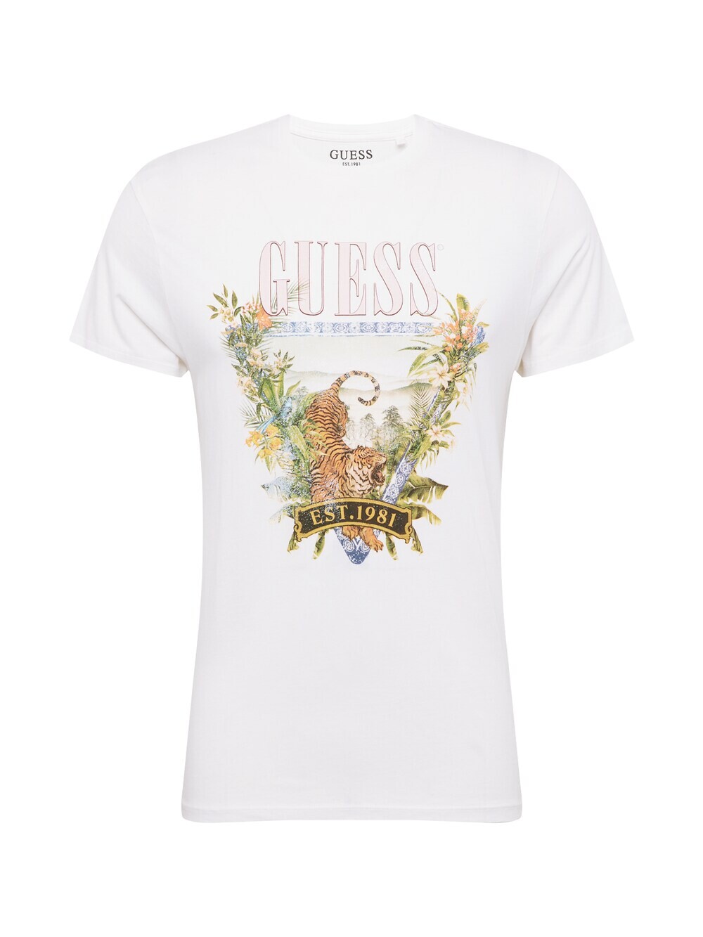 

Футболка Guess Tiger Paradise, белый