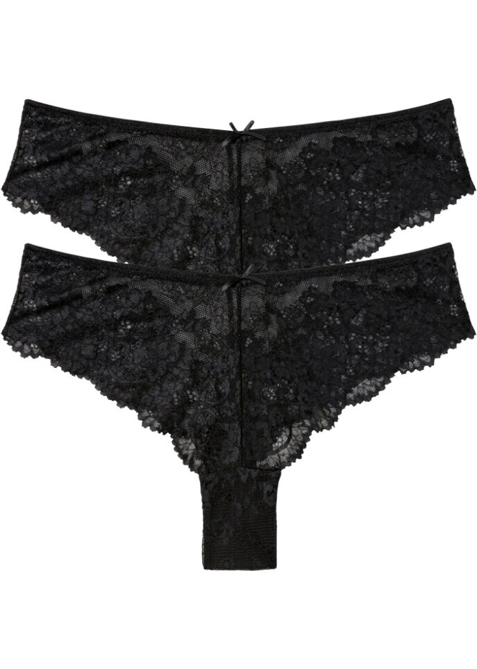 

Бразильские трусы (2 шт) Bodyflirt, черный