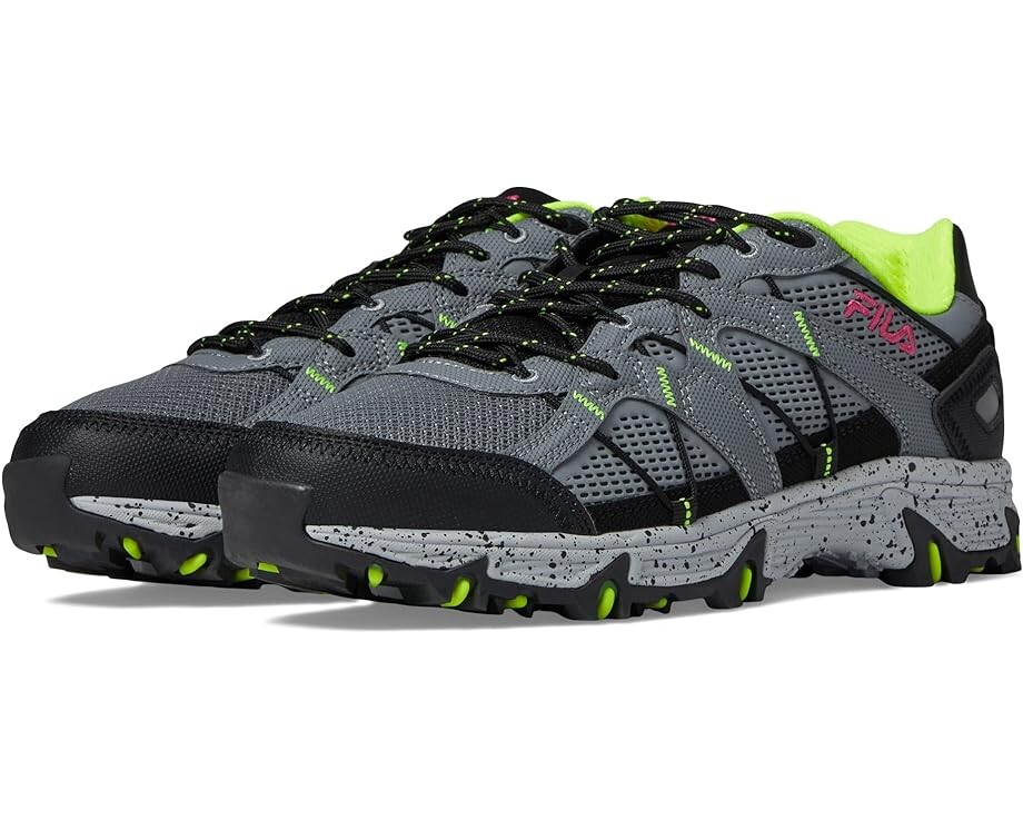 

Кроссовки Fila Grand Tier, цвет Monument/Black/Safety Yellow