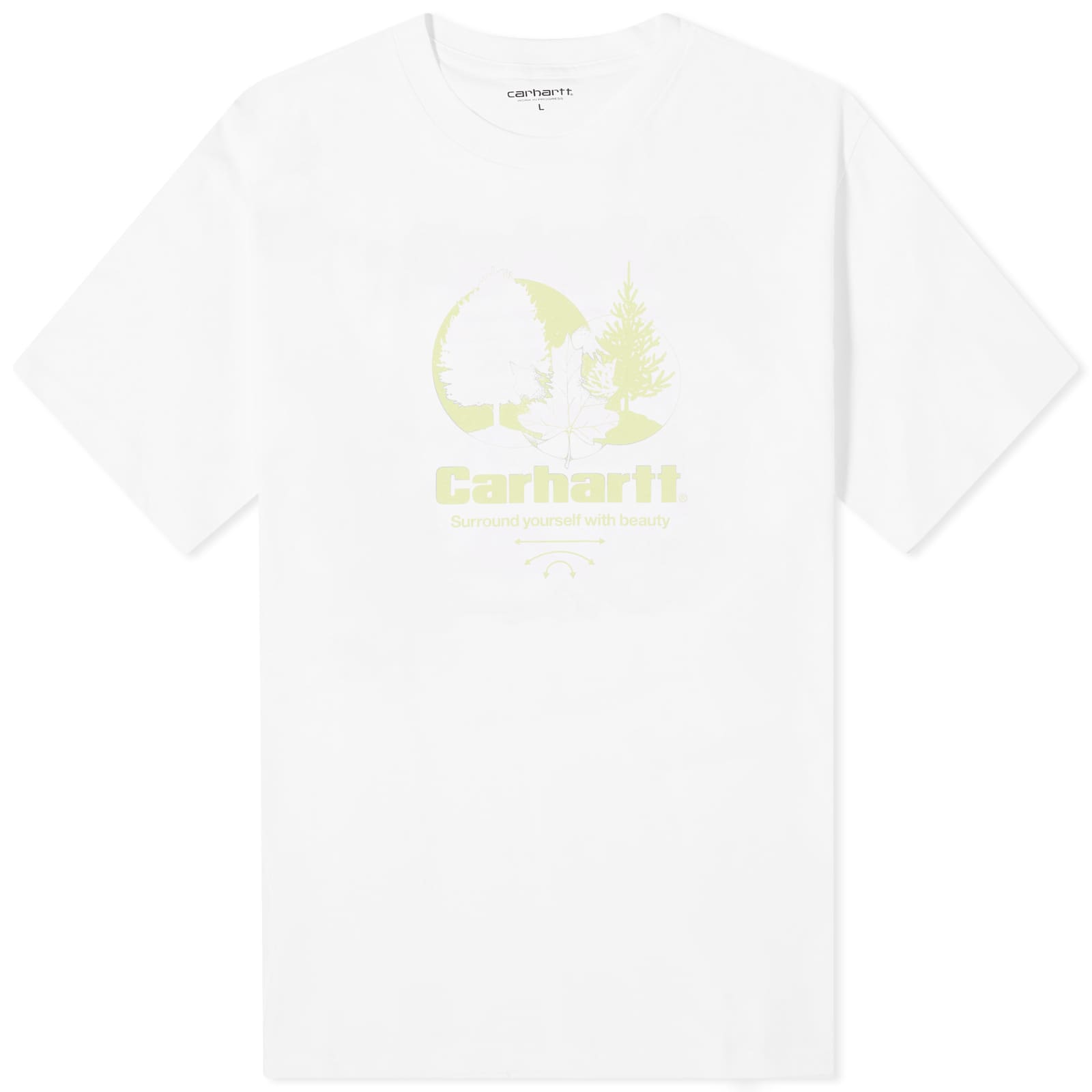 Футболка Carhartt Wip Surround, белый carhartt wip куртка рубашка elroy зеленый