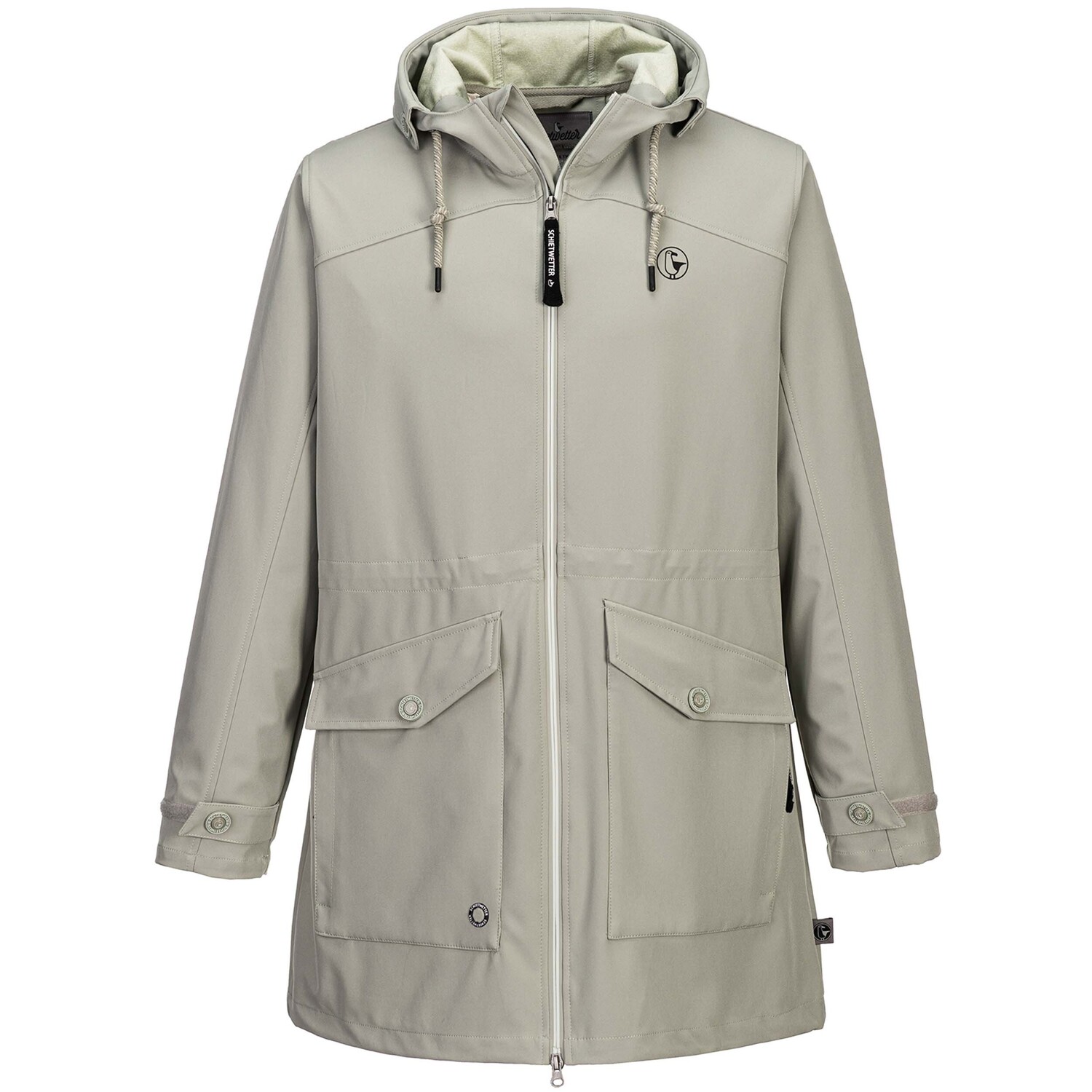 

Куртка софтшелл SCHIETWETTER Softshellmantel, цвет olive melange